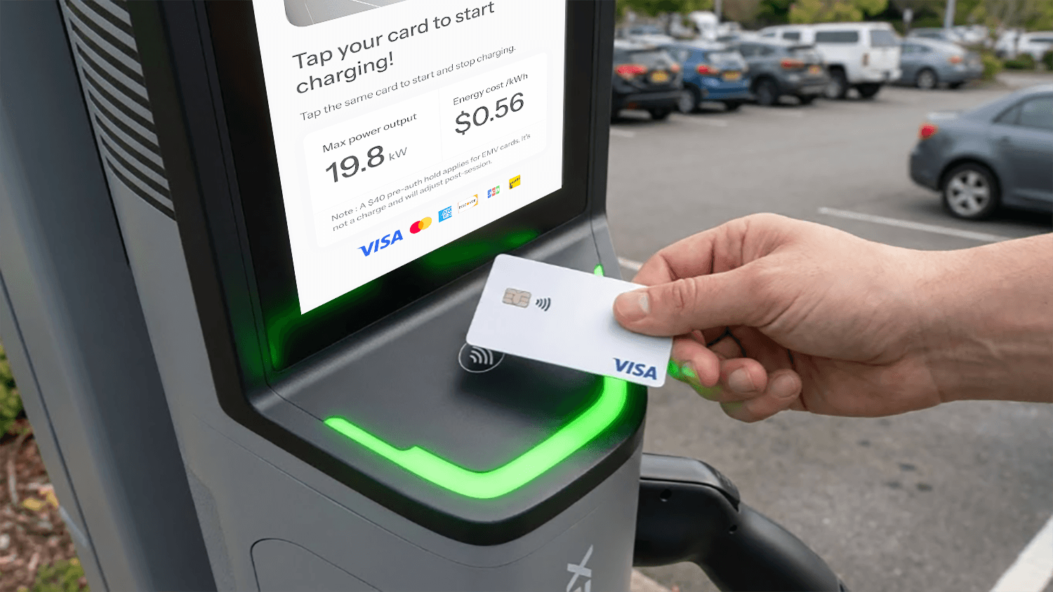 Chargnex open loop payment terminal