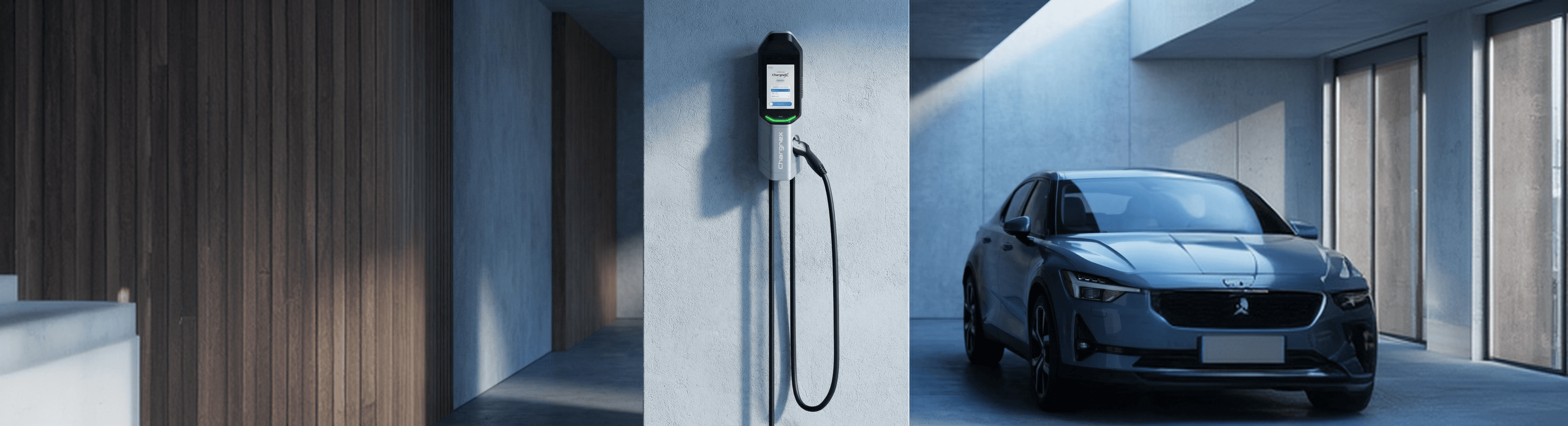 Chargnex commercial EV charging lineup
