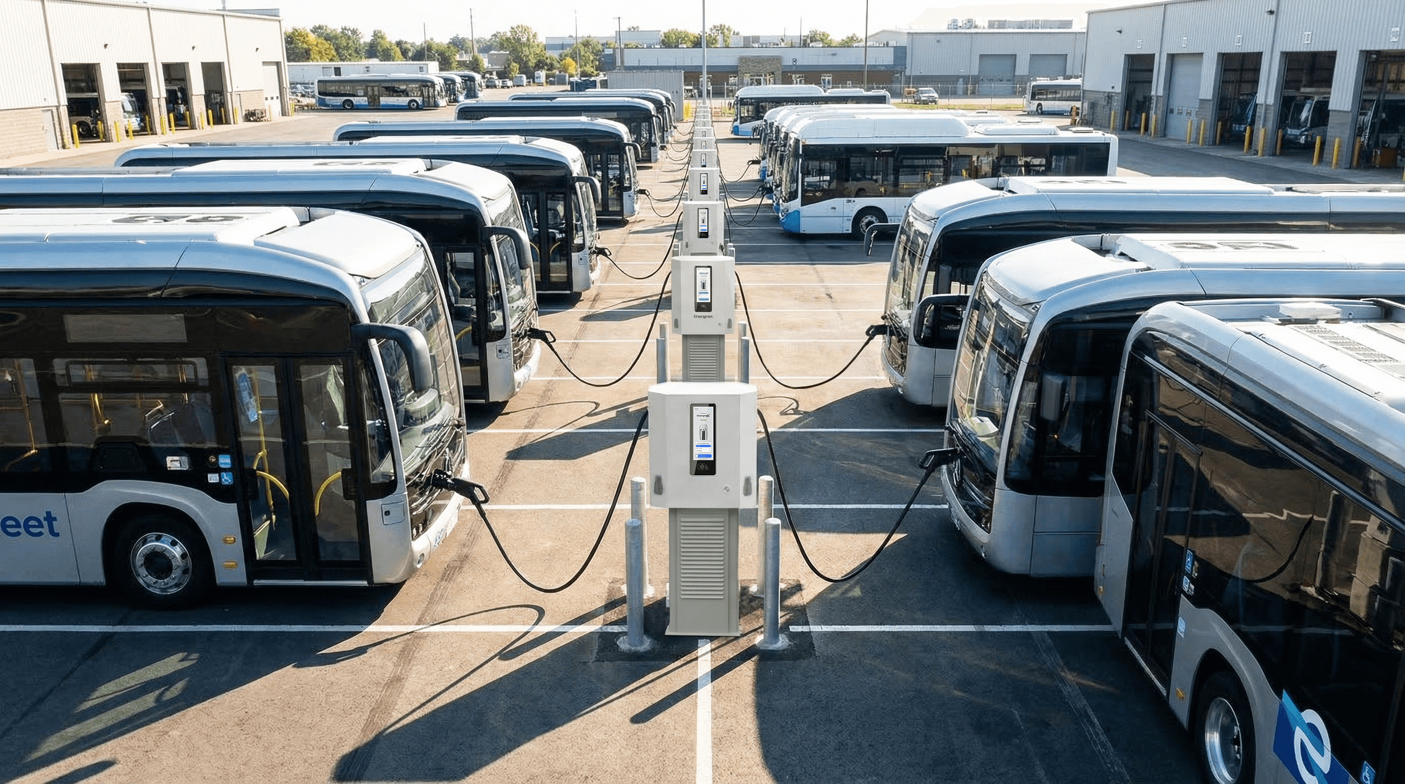 EV Fleet Charging Infrastructure Depot